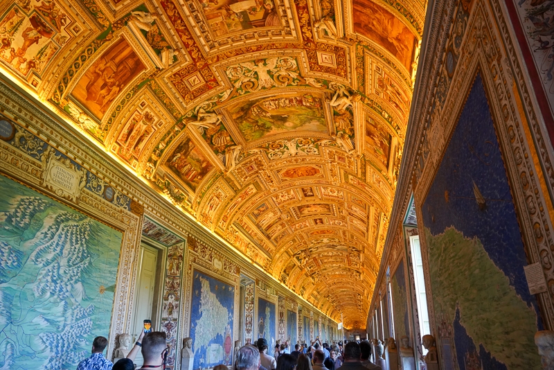 Hayley Kinsey Vatican Museums Map room